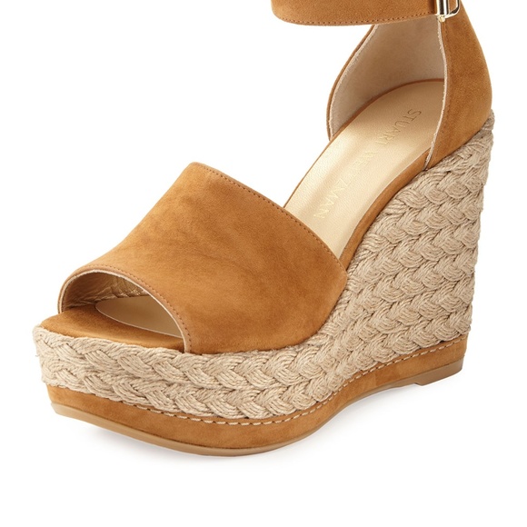 Stuart Weitzman Shoes - Stuart Weitzman Sohogal Suede Wedge Espadrilles Stuart Weitzman Shoes - Stuart Weitzman Sohogal Suede Wedge Espadrilles